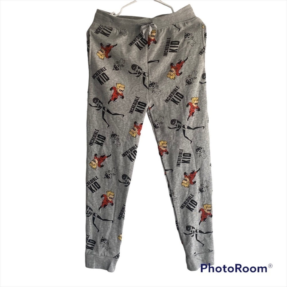 Kids' Disney Mr. Incredible Jogger Pants - Heathered Gray Size XL
